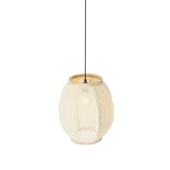 Hanglampen-QAZQA hanglampen rob wit e27
