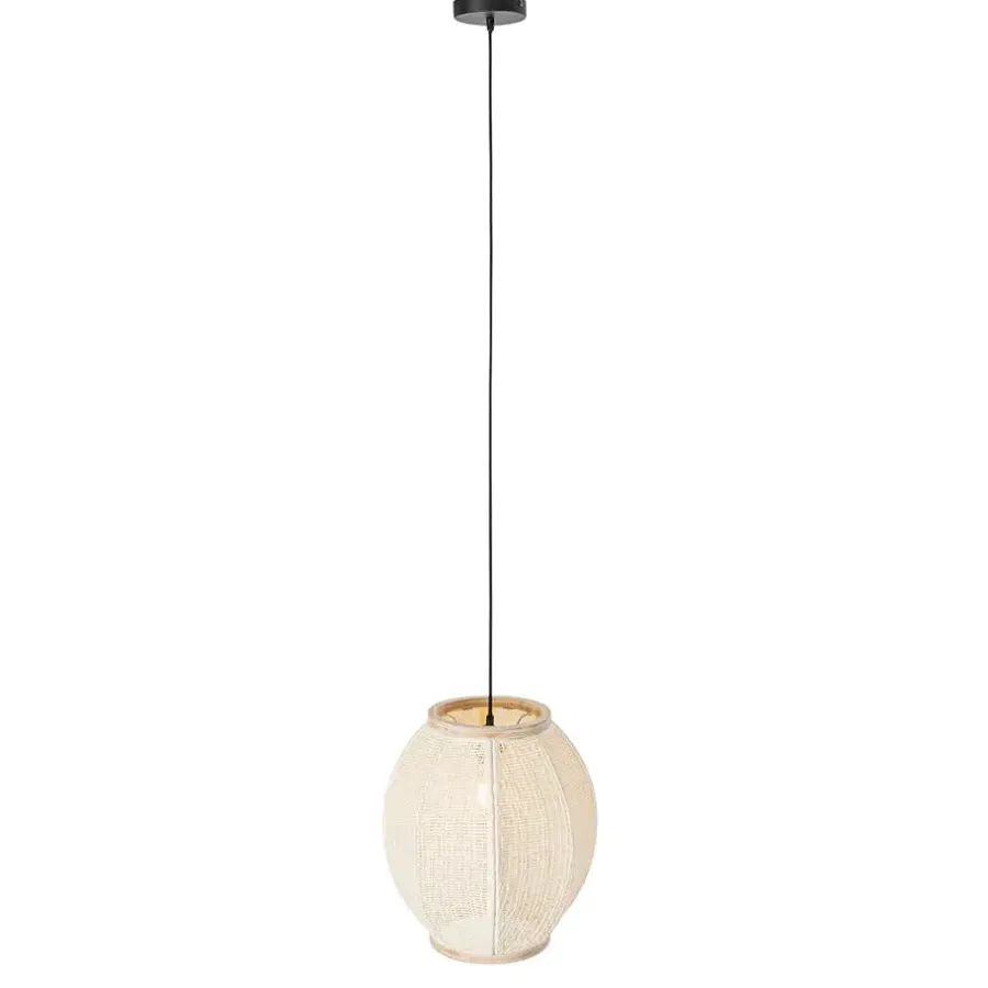 Hanglampen-QAZQA hanglampen rob wit e27