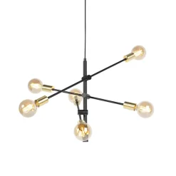 Hanglampen-QAZQA hanglampen sydney goudkleurig e27