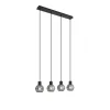 QAZQA hanglampen vidro grijs e27
