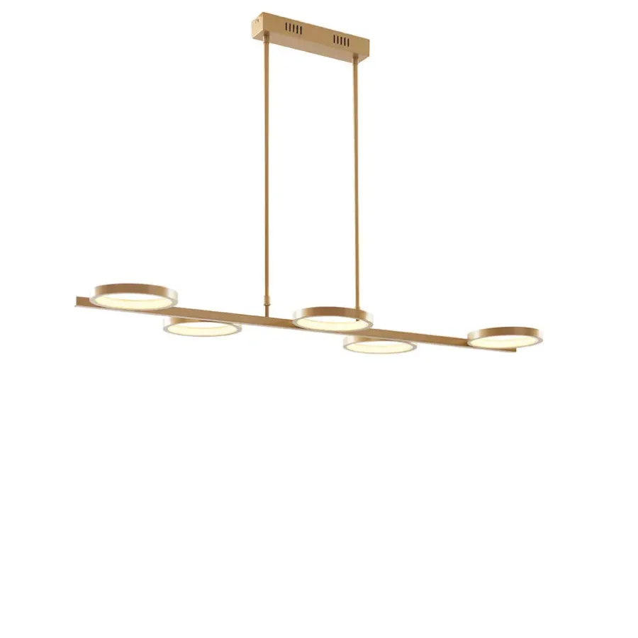 Hanglampen-QAZQA hanglampen vive goudkleurig geïntegreerde led