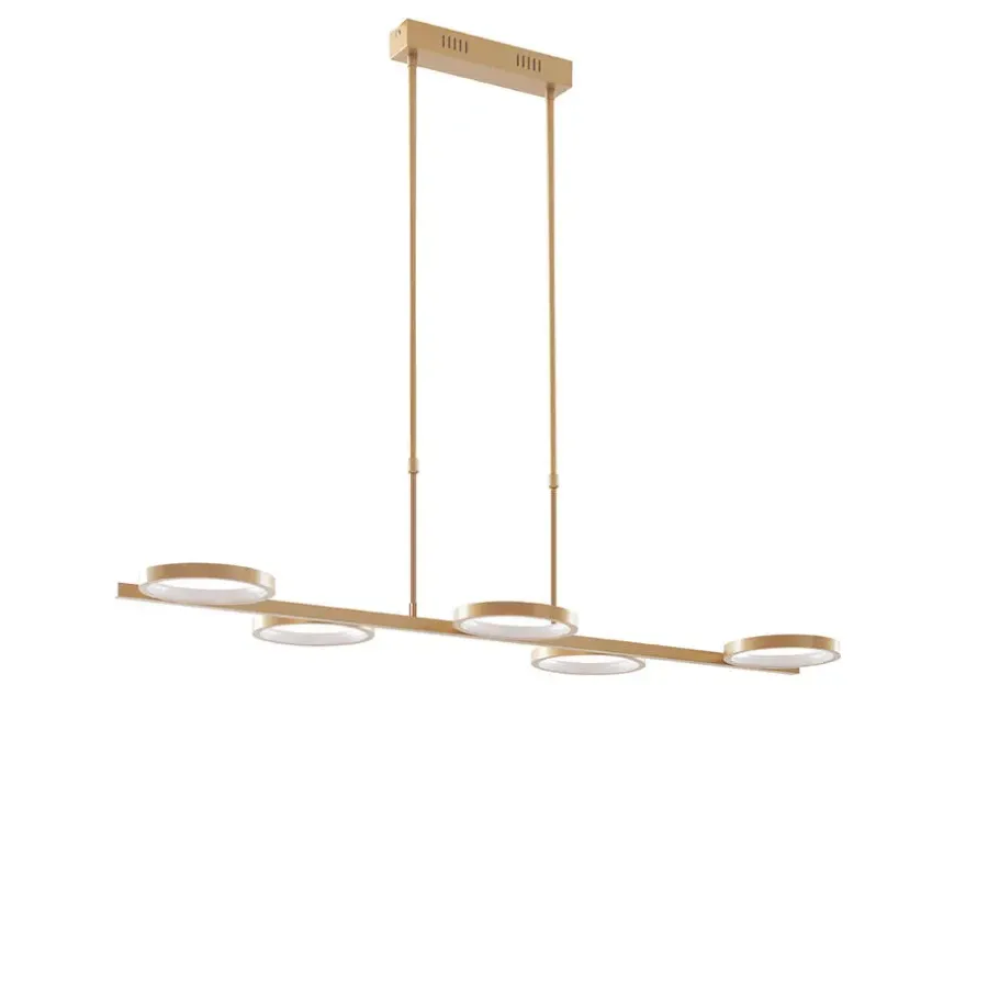 Hanglampen-QAZQA hanglampen vive goudkleurig geïntegreerde led