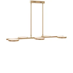 Hanglampen-QAZQA hanglampen vive goudkleurig geïntegreerde led