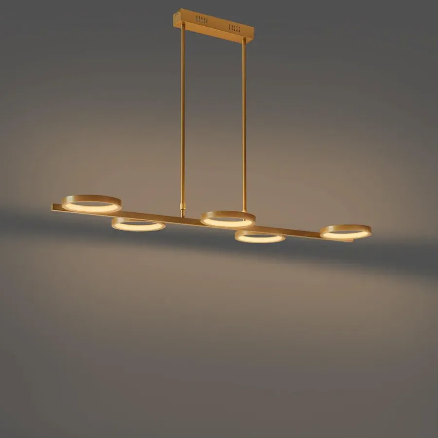 Hanglampen-QAZQA hanglampen vive goudkleurig geïntegreerde led