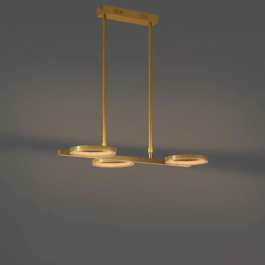Hanglampen-QAZQA hanglampen vive goudkleurig geïntegreerde led