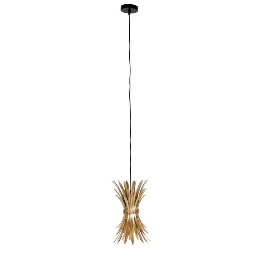 Hanglampen-QAZQA hanglampen wesley goudkleurig e27