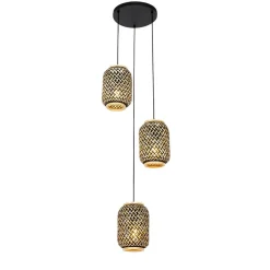 Hanglampen-QAZQA hanglampen yvonne zwart e27