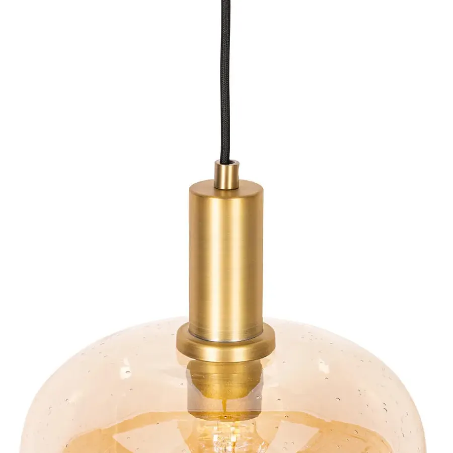 QAZQA hanglampen zuzanna oranje e27