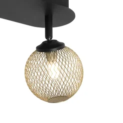 Plafondlampen-QAZQA opbouwspots athens goudkleurig g9