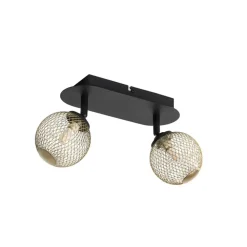 Plafondlampen-QAZQA opbouwspots athens goudkleurig g9