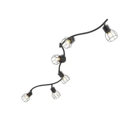 Plafondlampen-QAZQA opbouwspots botu zwart e14