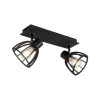 QAZQA opbouwspots fotu zwart e27