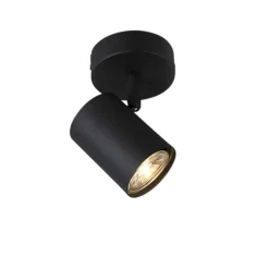 Plafondlampen-QAZQA opbouwspots jeana zwart gu10