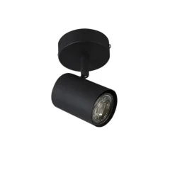 Plafondlampen-QAZQA opbouwspots jeana zwart gu10