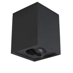 QAZQA opbouwspots quadro zwart gu10