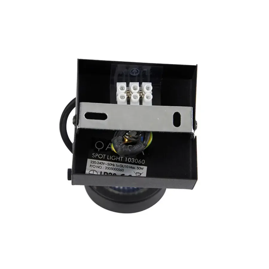 Plafondlampen-QAZQA opbouwspots suplux zwart gu10