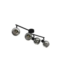QAZQA opbouwspots vidro zwart e14