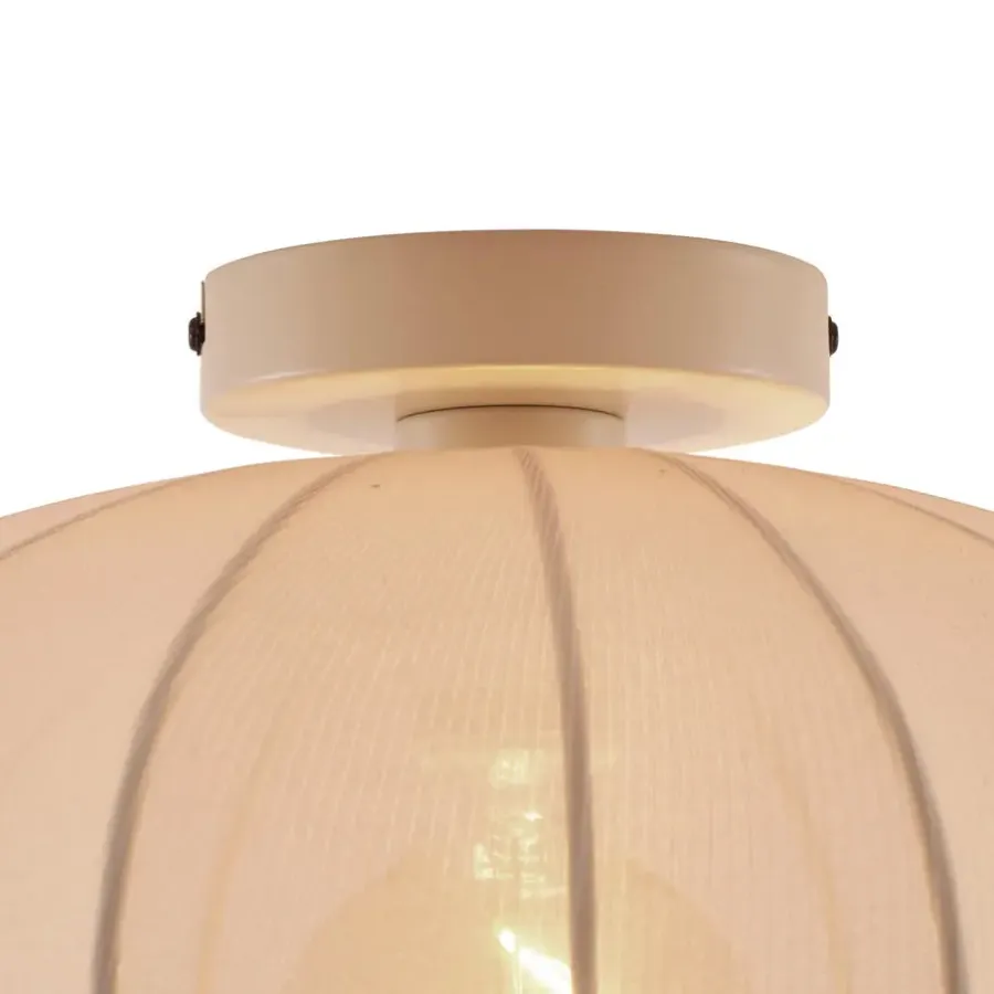 Plafondlampen-QAZQA plafondlampen bida beige e27