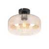 Plafondlampen-QAZQA plafondlampen bizle beige e27