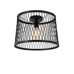 Buitenverlichting-QAZQA plafondlampen buiten calamus zwart e27