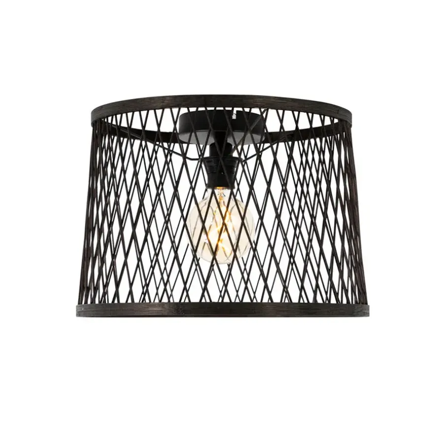Buitenverlichting-QAZQA plafondlampen buiten calamus zwart e27