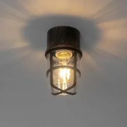 Plafondlampen-QAZQA plafondlampen buiten kiki goudkleurig e27