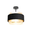 Plafondlampen-QAZQA plafondlampen elif zwart e27