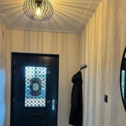 QAZQA plafondlampen johanna zwart e27