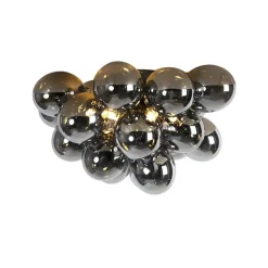 Plafondlampen-QAZQA plafondlampen uvas zwart g9