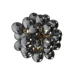 Plafondlampen-QAZQA plafondlampen uvas zwart g9