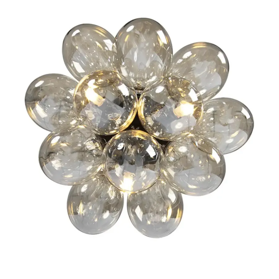 Plafondlampen-QAZQA plafondlampen uvas goudkleurig g9