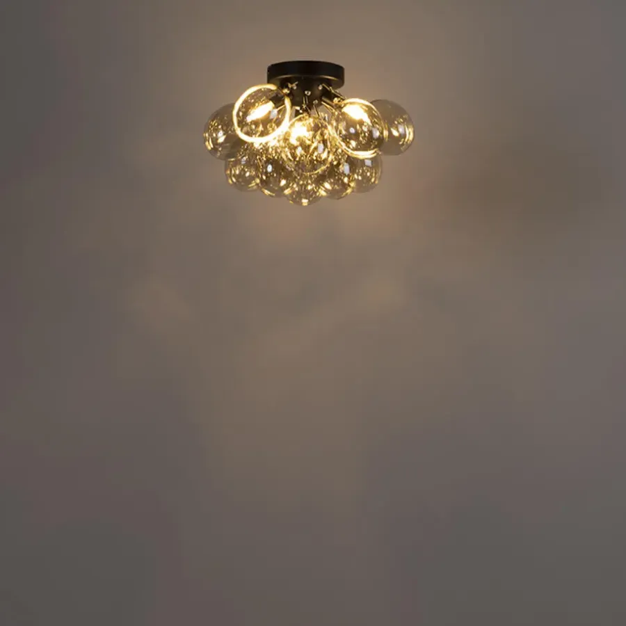 Plafondlampen-QAZQA plafondlampen uvas goudkleurig g9