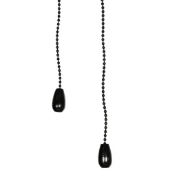 QAZQA plafondventilatoren mistral zwart e14