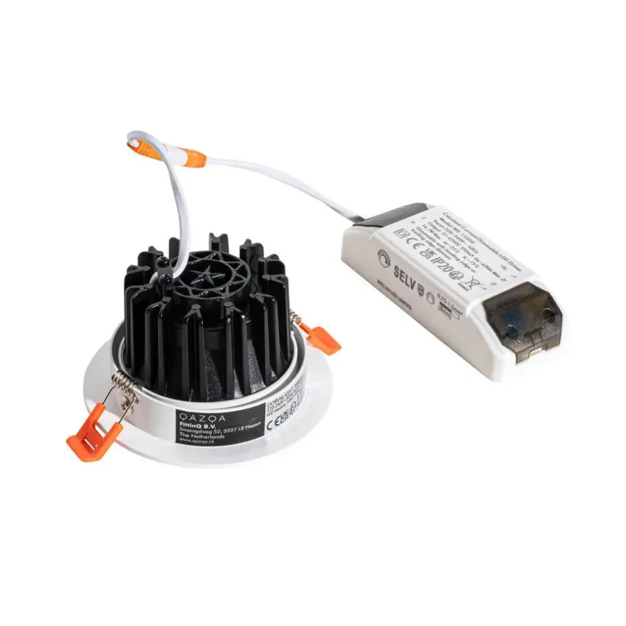 Spots-QAZQA Professional inbouwspots gaius wit geïntegreerde led