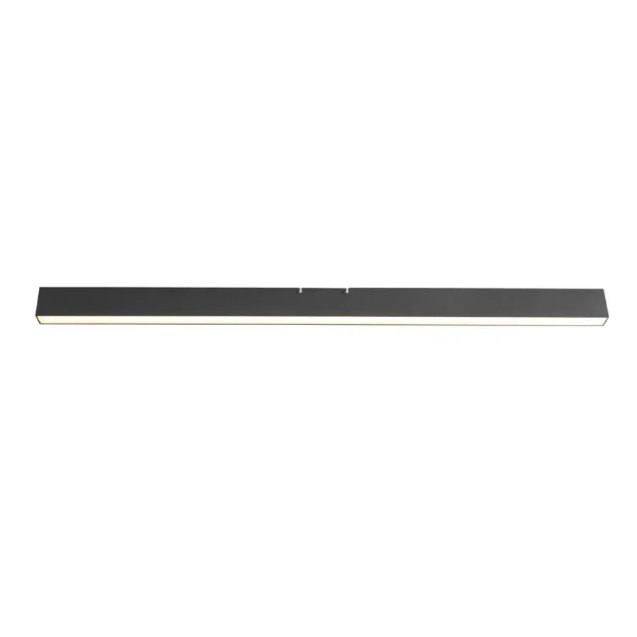 QAZQA Professional plafondlampen keane zwart geïntegreerde led