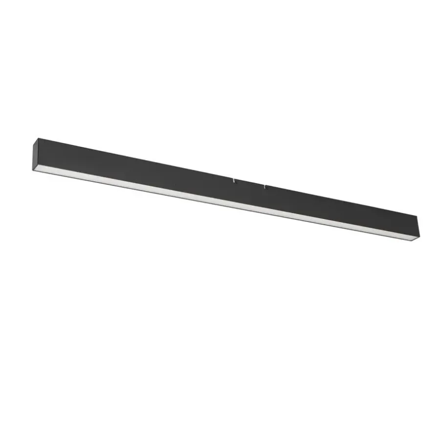 QAZQA Professional plafondlampen keane zwart geïntegreerde led