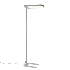 Staande Lampen-QAZQA Professional vloerlampen guzo grijs geïntegreerde led