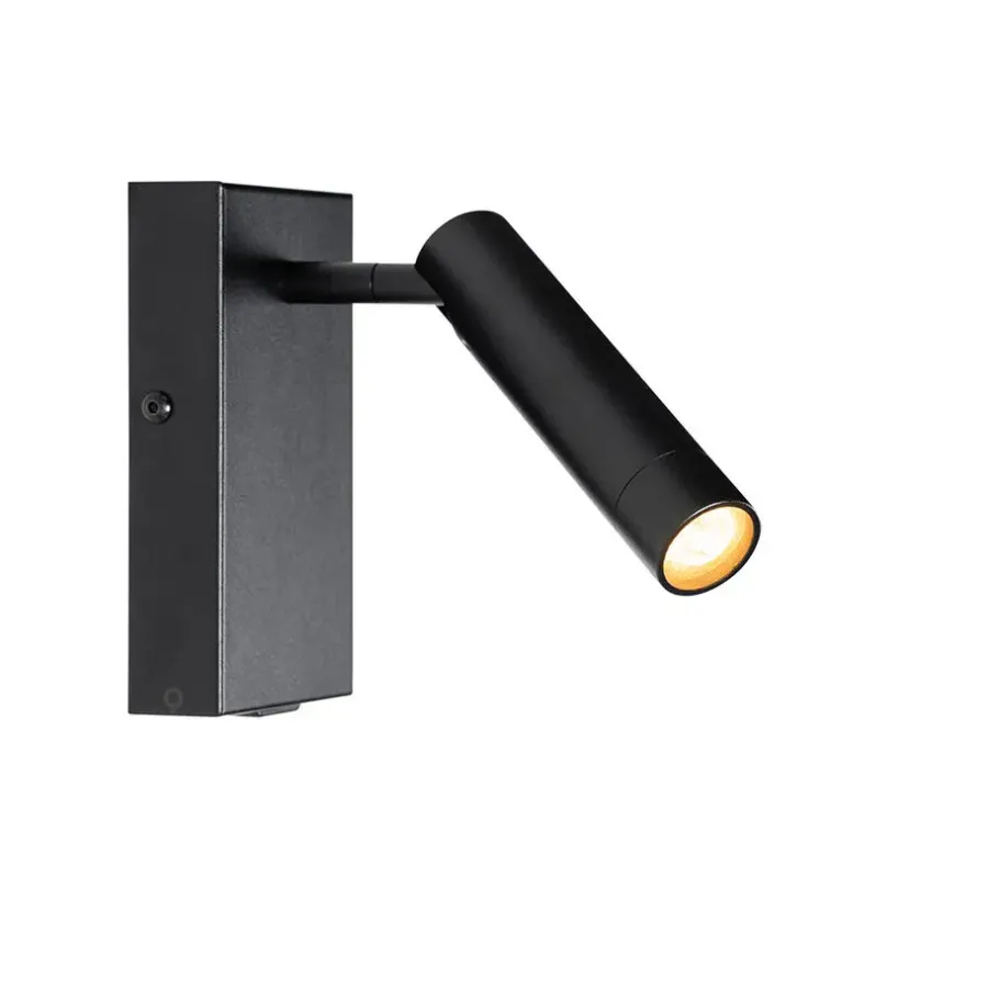QAZQA Professional wandlampen croft zwart g9
