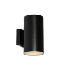 Wandlampen-QAZQA Professional wandlampen buiten duo zwart gu10