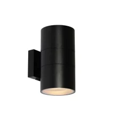 Wandlampen-QAZQA Professional wandlampen buiten duo zwart gu10
