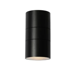 Wandlampen-QAZQA Professional wandlampen buiten duo zwart gu10
