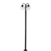 QAZQA staande buitenlampen sfera zwart e27