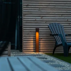 Staande Lampen-QAZQA staande buitenlampen baleno bronskleurig gu10