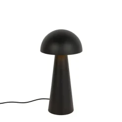 QAZQA staande buitenlampen mushroom zwart e27