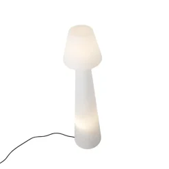 Staande Lampen-QAZQA staande buitenlampen katrijn wit e27