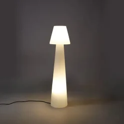Staande Lampen-QAZQA staande buitenlampen katrijn wit e27