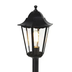 Buitenverlichting|Staande Lampen-QAZQA staande buitenlampen new orleans zwart e27