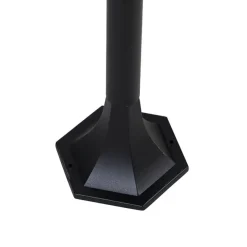 Buitenverlichting|Staande Lampen-QAZQA staande buitenlampen new orleans zwart e27