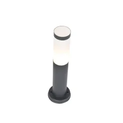 Staande Lampen-QAZQA staande buitenlampen rox grijs e27