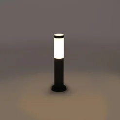Staande Lampen-QAZQA staande buitenlampen rox grijs e27